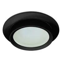 Светильник встраиваемый Feron DL504 потолочный GX53 черный круг IP44