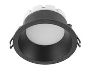 Светильник потолочный встраиваемый, 15W 230V GX53, черный, круг, без лампы, DL512