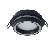 Светильник потолочный встраиваемый, 15W 230V GX53, черный, круг, без лампы, DL514, Feron
