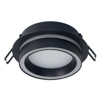 Светильник потолочный встраиваемый, 15W 230V GX53, черный, круг, без лампы, DL514, Feron