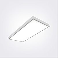 Офисный светильник серии TR Армстронг 595х295х48, IP54, 18Вт, 4000К, опал с равномерной засветкой