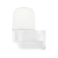 Светильник НББ 01-60-003 152х112х82мм, E27 max 60Вт, угловой пласт. корпус, стекло, IP65, белый