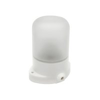 Светильник НББ 01-60-101 112х137х112мм, E27 max 60Вт, прямой керам. корпус, стекло, IP65, белый