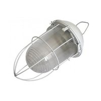 Светильник НСП 02-100-003 313х170х170мм, E27 max 100 Вт, стальной корпус, стекло, решетка, IP54, белый