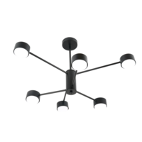 Светильник потолочный GX53 15Wx6, 230V, черный, AL270 GELA  Feron