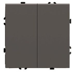 Выключатель 2-клавишный (механизм), STEKKER, 250В, 10А, серия Эмили, RSW10-5104-09, антрацит, soft touch в Выключатели клавишные, переключатели от STEKKER в интернет магазине ЭлектроОм электротовары f49918 f49918 STEKKER