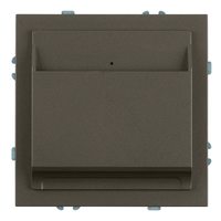 Выключатель карточный (механизм), STEKKER, 250В, 40А, серия Эмили, RSW40-5114-09, антрацит, soft touch