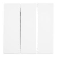 Выключатель 3-клавишный (механизм), STEKKER, 250В, 10А, серия Мия, RSW10-3108-01, белая магнолия