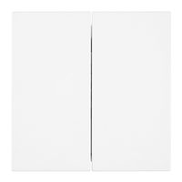 Выключатель 2-клавишный (механизм), STEKKER, 250В, 10А, серия Мия, RSW10-3104-01, белая магнолия