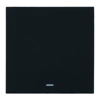 Выключатель 1-клавишный c индикатором (механизм), STEKKER, 250В, 10А, серия Мия, RSW10-3101-05, черный бархат