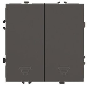 Выключатель 2-клавишный самовозвратный (механизм), STEKKER. 250В, 10А, серия Эмили, RSW10-5113-09, антрацит, soft touch в Выключатели клавишные, переключатели от STEKKER в интернет магазине ЭлектроОм электротовары f50367 f50367 STEKKER