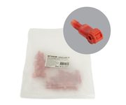 Зажим прокалывающий ответвительный с плоским разъемом (10 пар) 0,5-1мм2, красный (DIY упаковка 20шт) LD503-401-15