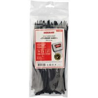 Хомут-стяжкa REXANT нейлоновая 200x3,6мм черная