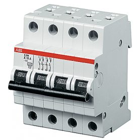 Автомат.выкл-ль 4-полюсный S204P K63 в Выключатель автоматический модульный от ABB в интернет магазине ЭлектроОм электротовары 2CDS284001R0607 2CDS284001R0607 ABB