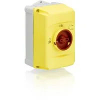 Бокс IB132-Y для MS116, MS132, MS132-T, MO132 IP65 с желто-красной ручкой управления