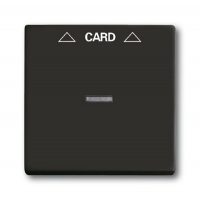 Накладка для механизма карточного выключателя 2025 U, Basic 55, chteau-black