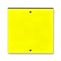 Управляющий элемент Busch-Jalousiecontrol®II ABB Levit с маркировкой жёлтый / дымчатый чёрный