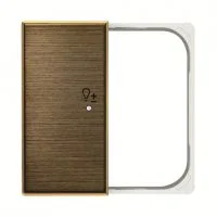 SRD-2-L-85OE Клавиша двойная левая free@home, SKY, светорегулятор, античная латунь