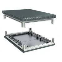 Крыша перфорированная и основание для напольных 19" IT-корпусов ДКС серии CQE 600 x 1000, RAL7011