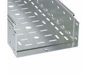 Лоток перфорированный 400х100 L 2000 толщ. 1,2 мм, горячеоцинкованный