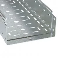 Лоток перфорированный 150х100 L 2000 толщ. 1,2 мм, горячеоцинкованный