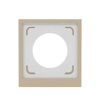 Рамка 1 пост IP44, KANT, ванильный марципан