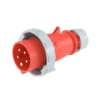 Вилка кабельная CP IP67 32A 3P+E+N 400В c фазоинвертером