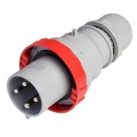 Вилка эл. каб. 63А 3P+E 400В IP67 ДКС