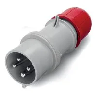 Вилка эл. каб. 32А 3P+E 400В IP44 ДКС
