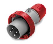 Вилка эл. каб. 32А 3P+E 400В IP67 ДКС