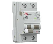 АВДТ DVA-6 1P+N 16А х-ка B 10мА тип AС эл-мех. 6кА AVERES EKF