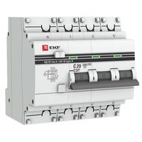АВДТ АД-32 3P+N 20А х-ка С 30мА тип A эл. 4,5кА PROXIMA EKF