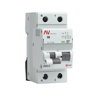 DVA-6 1P+N 6А (C) 30мА (A) 6кА EKF AVERES