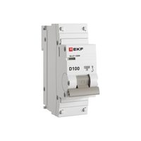 Авт. выкл. ВА 47-100M 1P 100А (D) 10kA без тепл. расцепит. EKF PROXIMA