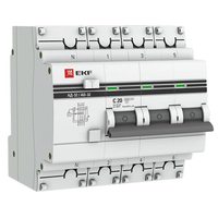 АВДТ АД-32 3P+N 20А х-ка С 30мА тип AC эл. 4,5кА PROXIMA EKF