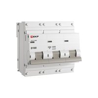Авт. выкл. ВА 47-100M 3P 100А (D) 10kA без тепл. расцепит. EKF PROXIMA