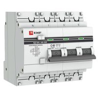 АВДТ АД-32 3P+N (S) 40А х-ка C 100мА тип AC эл. 4,5кА PROXIMA EKF