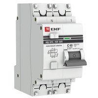 АВДТ АД-32 1P+N (S) 40А х-ка C 100мА тип АС эл. 4,5кА PROXIMA EKF