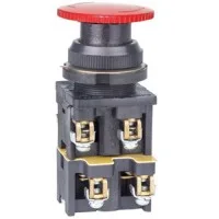 КЕ-022 У3 исп.7, красный, 2з+1р, гриб без фиксации, IP40, 10А, 660В, выключатель кнопочный (ЭТ)
