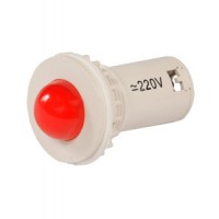 СКЛ-11-К-2-220, красная, 220В AC/DC, d=27, сила света 20 мКд, светодиодная коммутаторная лампа (ЭТ)