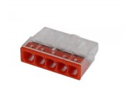 Строительно-монтажная клемма СКМ EU2.5-415 5 отверстия (0.5-2.5мм²) HLT