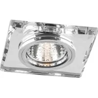 Светильник встраиваемый Feron DL8150-2/8150-2 потолочный MR16 G5.3 серебристый