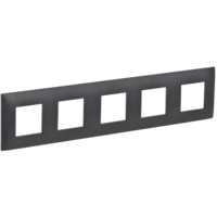 SKANDY Рамка 5-местная SK-F05T титан IEK