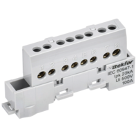 TEKFOR Шина L фаза изолированная на универсальном держателе 6х9-8-Ср IEK