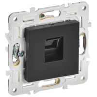 SKANDY Розетка компьютерная RJ45 кат.6 SK-K02Bl черный IEK