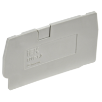 Заглушка для колодки клеммной CP 1,5мм2 серая IEK