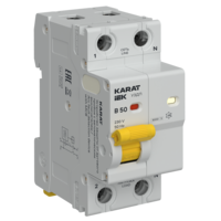 KARAT Устройство защиты от дугового пробоя с автоматическим выключателем 1P+N B 50А IEK
