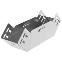 ESCA 3 Поворот вертикальный внутренний 90град 80х80-0,6 IEK