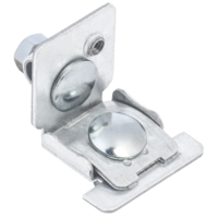 Держатель проводника круглого 6-10мм для фальца 0,6-8мм нержавеющая сталь IEK