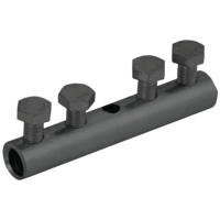 Зажим соединительный прямой пруток-пруток 6-10мм оцинкованная сталь TD IEK